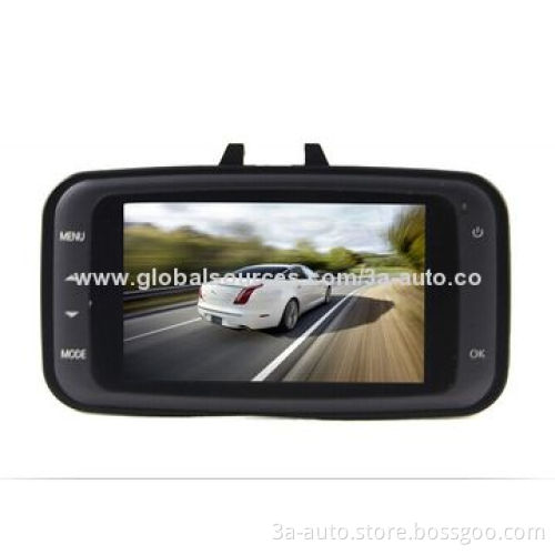 Car DVR with 120-degree wide angle lens 2.7-inch display
